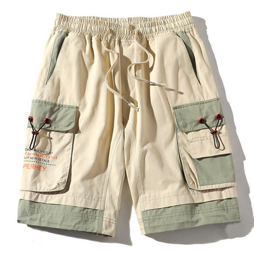 Wiaofellas Streetwear Men Shorts Men Hip Hop Harajuku With Pockets Knee Length Shorts Men Short Homme Bermuda Masculina